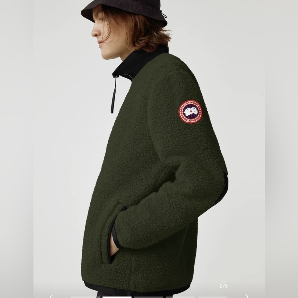 NWT Canada Goose Renfrew Wool Blend Fleece Pullover Jacket
